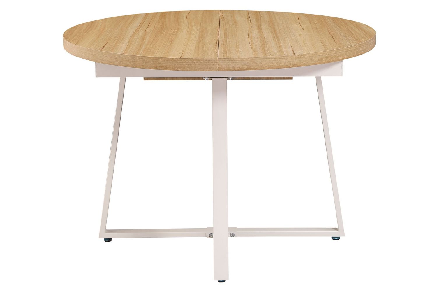 MESA COMEDOR REDONDA EXTENSIBLE SOFIA 110 - 160 x 110 CM OAK