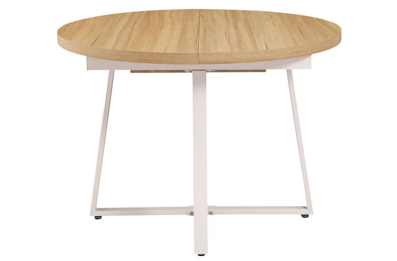 MESA COMEDOR REDONDA EXTENSIBLE SOFIA 110 - 160 x 110 CM OAK