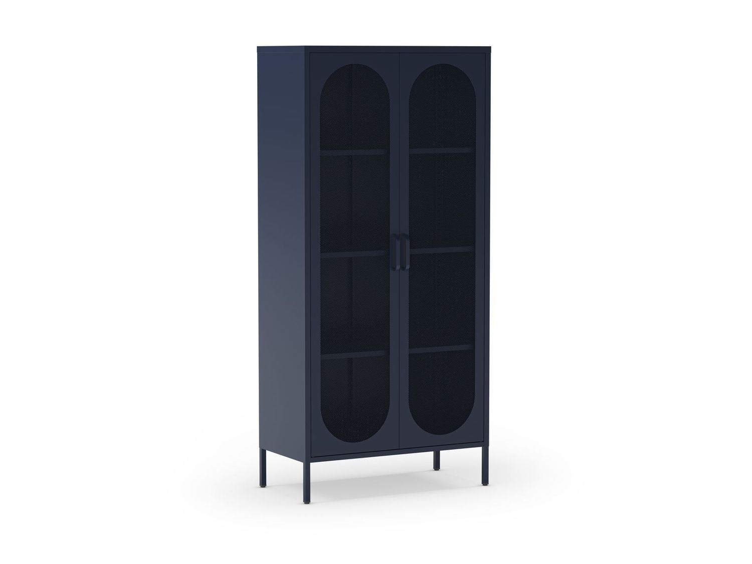 MUEBLE AUXILIAR ALTO DIORA 2 PUERTAS AZUL