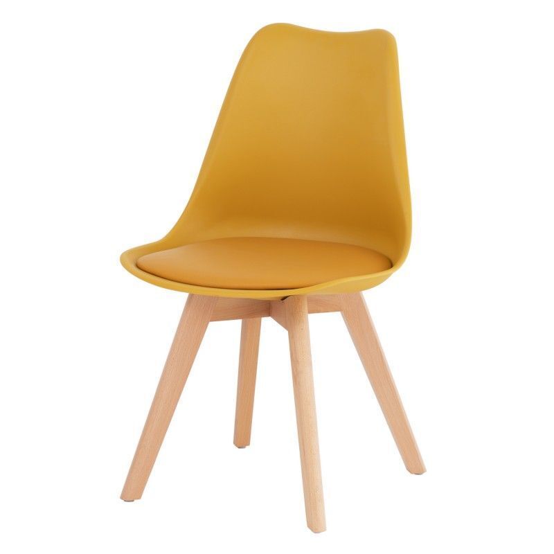 SILLA COMEDOR KARINA POLIPROPILENO ASIENTO ACOLCHADO