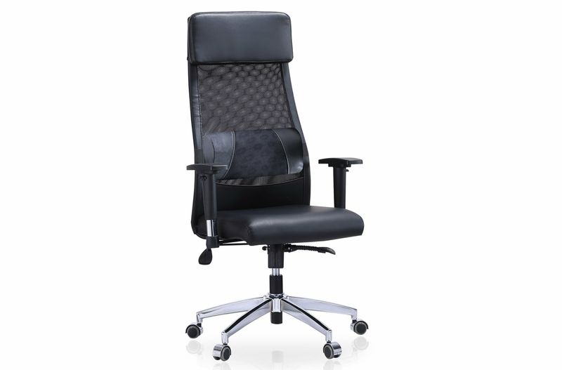 SILLON DE OFICINA GIRATORIO AIRFLOW ERGONOMICO REGULABLE EN ALTURA NEGRO