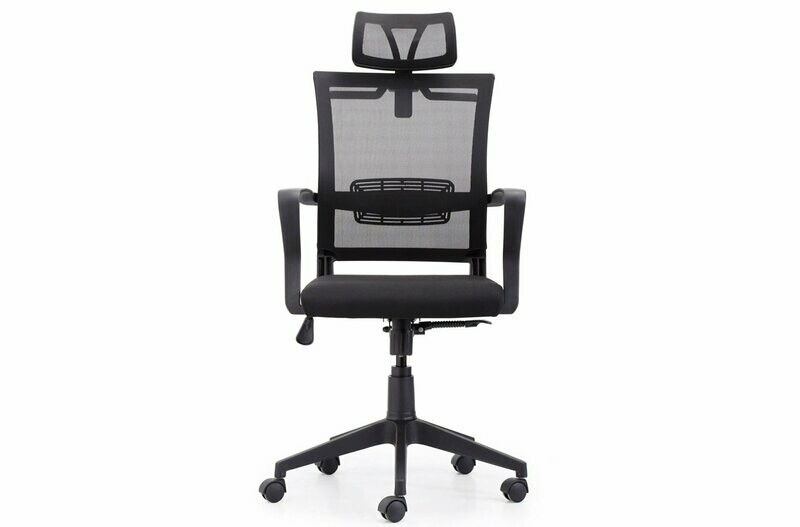 SILLON GIRATORIO WINNER RED TRANSPIRABLE COLOR NEGRO