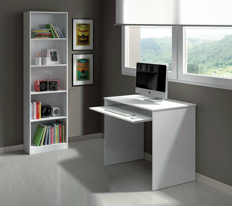 MESA ORDENADOR KIDS CON BANDEJA EXTRAIBLE BLANCO ARTIK