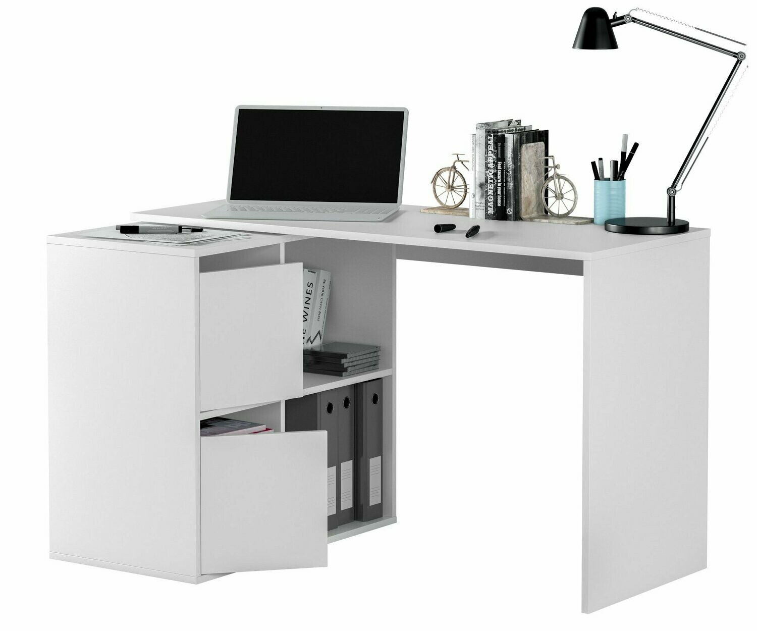 MESA ESCRITORIO Y DESPACHO MULTIPOSICION GIO BLANCO ARTIK