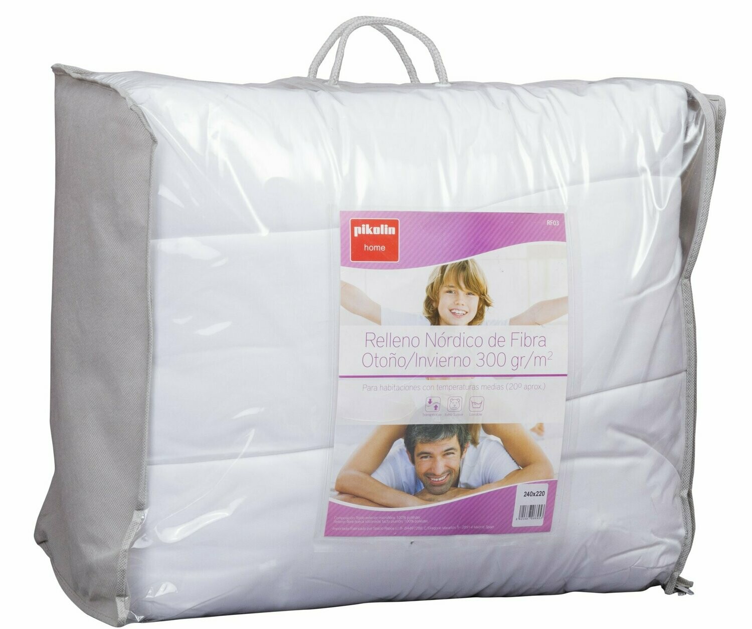 RELLENO NORDICO REVERSIBLE PIKOLIN 300 G/M² – DISEÑO BICOLOR RELLENO NORDICO REVERSIBLE PIKOLIN 300 G/M² – DISEÑO BICOLOR
