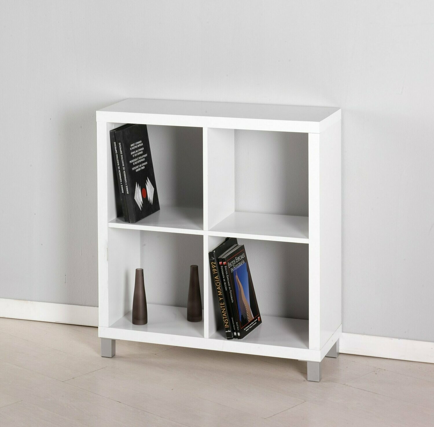 ESTANTERIA KUBOX ESTILO MODERNO 4 HUECOS