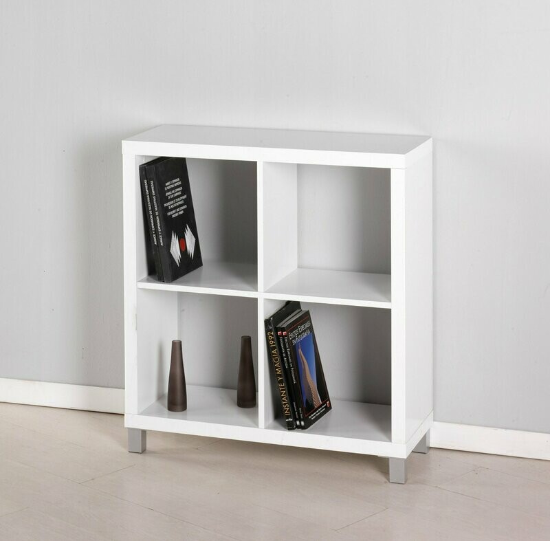 ESTANTERIA KUBOX ESTILO MODERNO 4 HUECOS ESTANTERIA KUBOX ESTILO MODERNO 4 HUECOS
