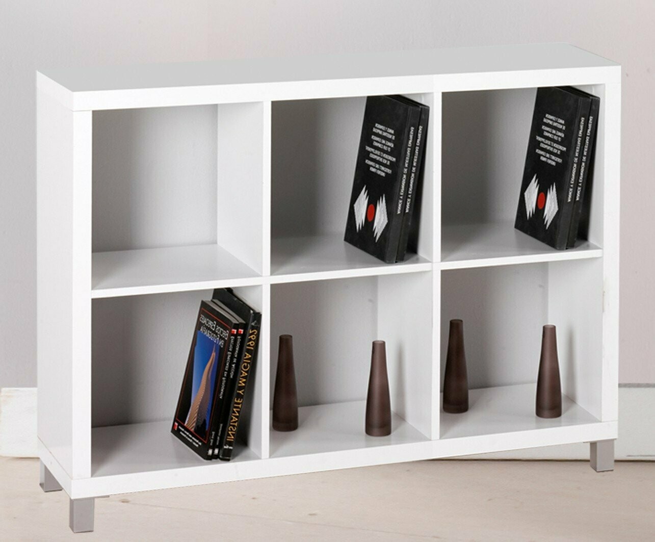 ESTANTERIA KUBOX ESTILO MODERNO 6 HUECOS