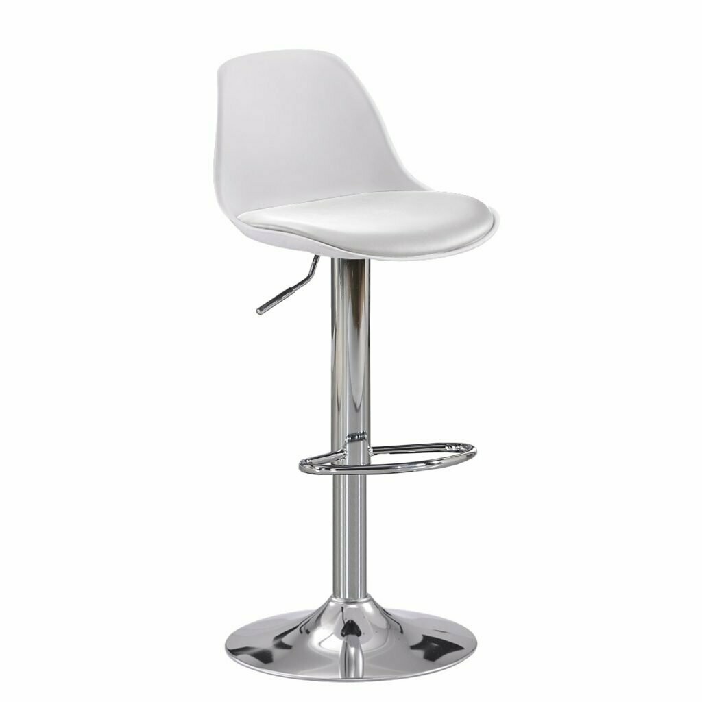 TABURETE PICASO REGULABLE POLIPROPILENO Y METAL ESTILO NORDICO