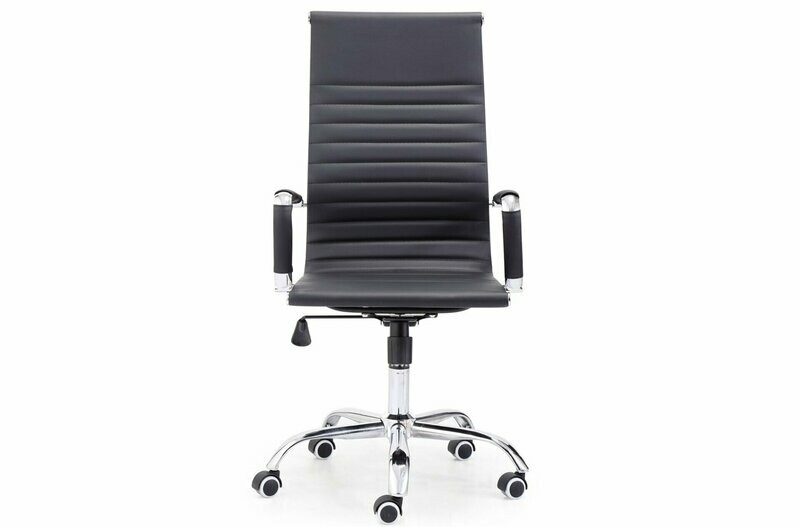 SILLON DE OFICINA GIRATORIO LETTER SIMIL PIEL REGULABLE EN ALTURA