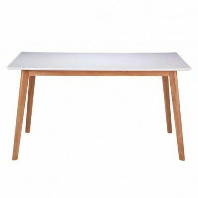 MESA COMEDOR FIJA ALICE 120 CM ROBLE/BLANCO ESTILO NORDICO MESA COMEDOR FIJA ALICE 120 CM ROBLE/BLANCO ESTILO NORDICO