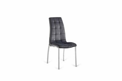 SILLA COMEDOR SAN SEBASTIAN TERCIOPELO VELVET PATAS CROMADAS SILLA COMEDOR SAN SEBASTIAN TERCIOPELO VELVET PATAS CROMADAS