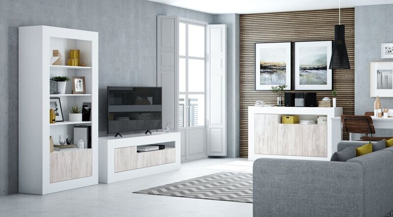 APARADOR 3 PUERTAS Y 1 HUECO VELHO BLANCO VELHO/BLANCO ARTIK APARADOR 3 PUERTAS Y 1 HUECO VELHO BLANCO VELHO/BLANCO ARTIK