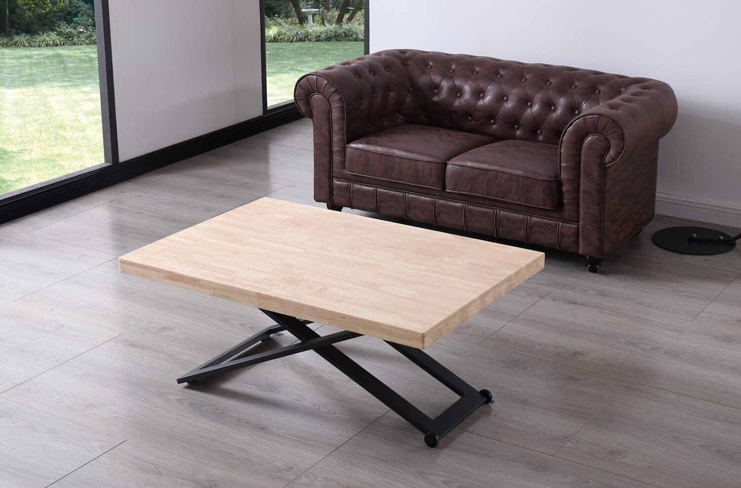 MESA CENTRO ELEVABLE ZOE TAPA RECTA 120 X 80 ESTILO INDUSTRIAL MESA CENTRO ELEVABLE ZOE TAPA RECTA 120 X 80 ESTILO INDUSTRIAL