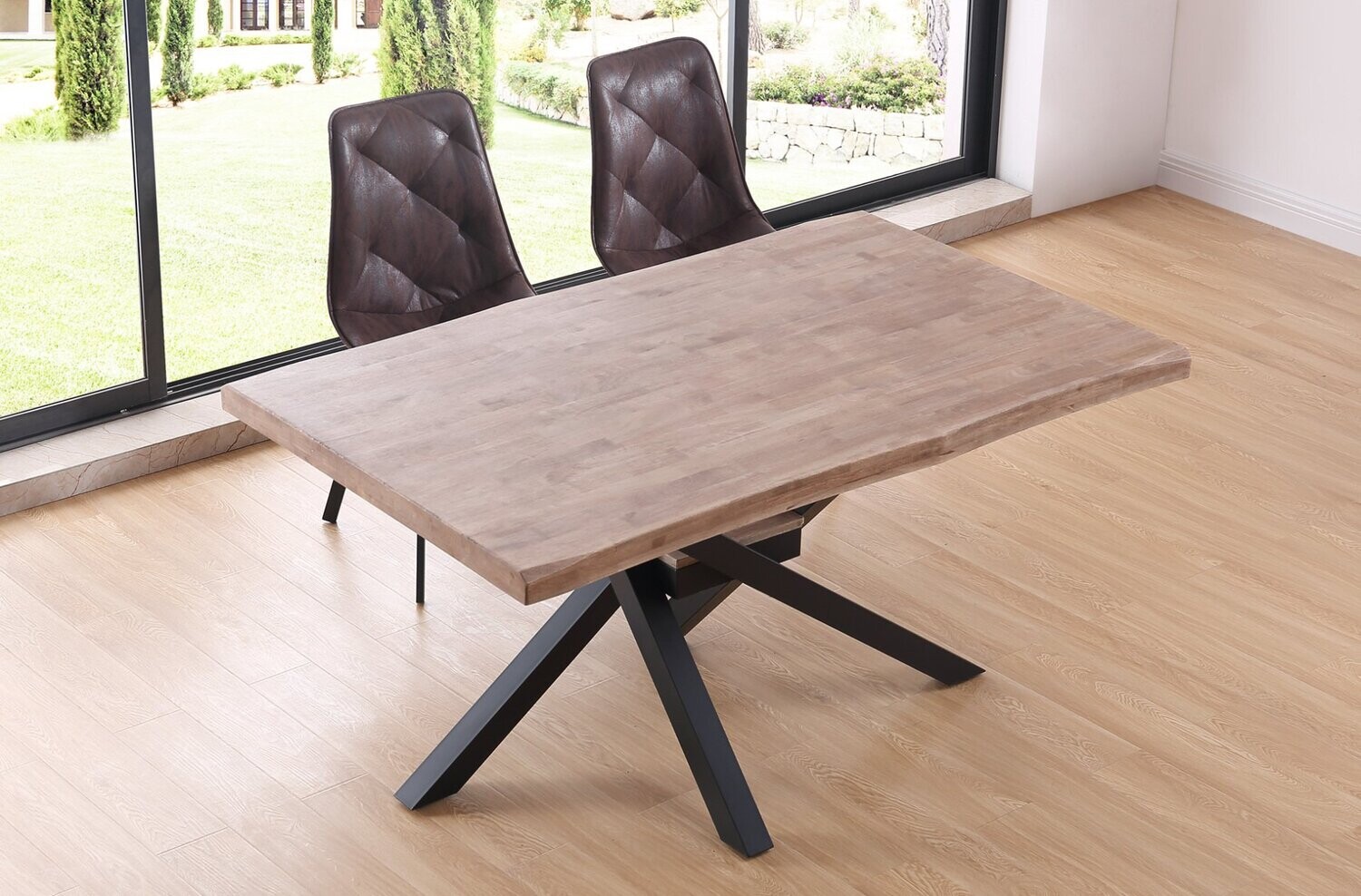 MESA COMEDOR FIJA XENA 180 TAPA FORMA ROBLE ESTILO INDUSTRIAL MESA COMEDOR FIJA XENA 180 TAPA FORMA ROBLE ESTILO INDUSTRIAL
