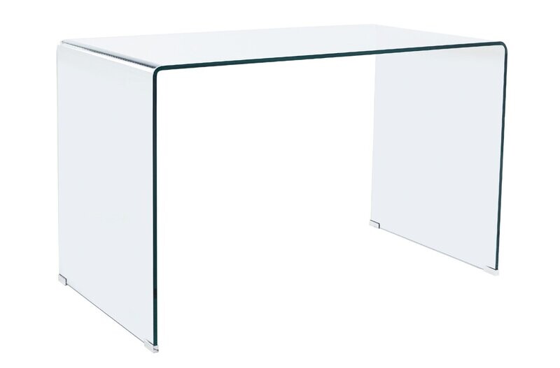 MESA ESTUDIO NOTE CRISTAL TRANSPARENTE 120 x 70 CM