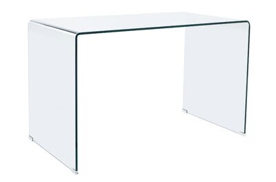 MESA ESTUDIO NOTE CRISTAL TRANSPARENTE 120 x 70 CM