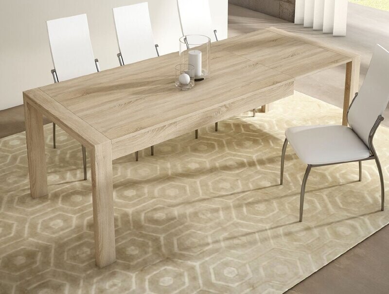 MESA COMEDOR EXTENSIBLE CARRO 130 x 90 ESTILO MODERNO MESA COMEDOR EXTENSIBLE CARRO 130 x 90 ESTILO MODERNO