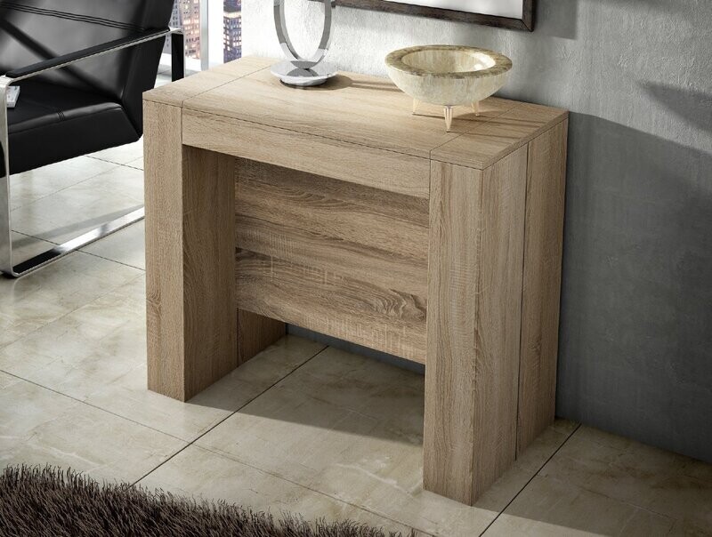 MESA CONSOLA EXTENSIBLE CONVERTIBLE EN COMEDOR ESTILO MODERNO MESA CONSOLA EXTENSIBLE CONVERTIBLE EN COMEDOR ESTILO MODERNO