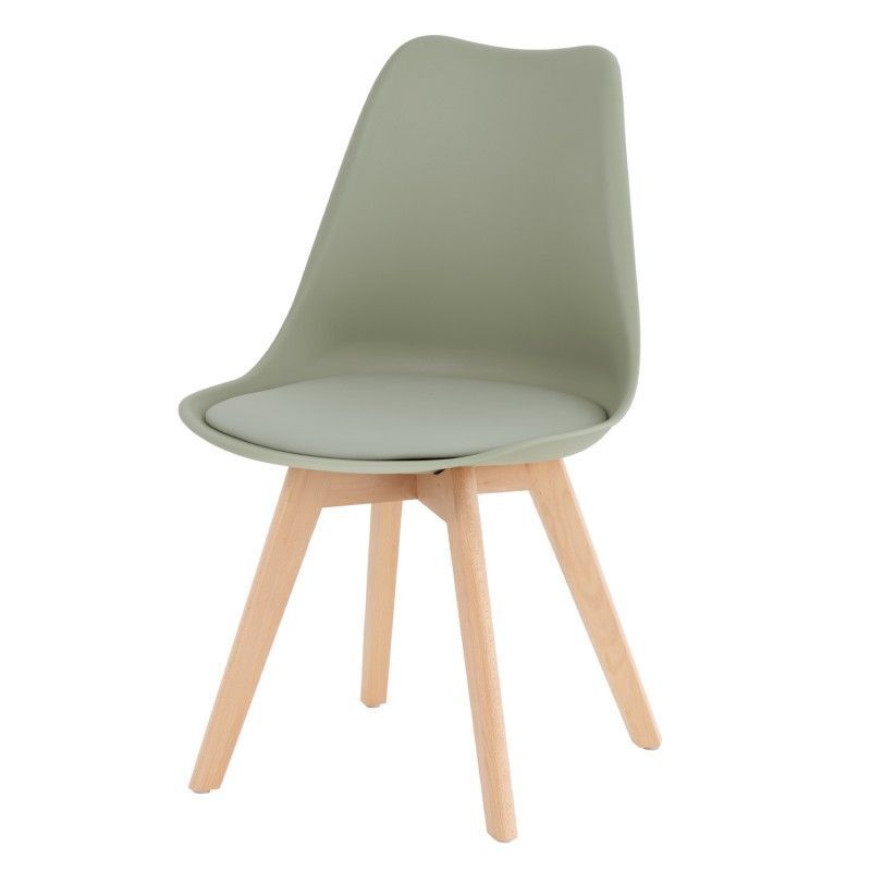 SILLA COMEDOR KARINA POLIPROPILENO ASIENTO ACOLCHADO