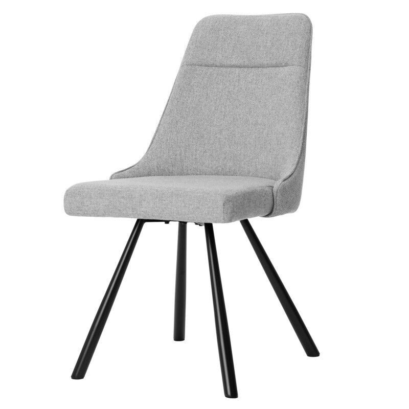 SILLA COMEDOR DANICA TAPIZADA PATAS METALICAS ESTILO MODERNO