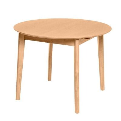 MESA COMEDOR REDONDA EXTENSIBLE LIANA 100 CM. ROBLE MESA COMEDOR REDONDA EXTENSIBLE LIANA 100 CM. ROBLE
