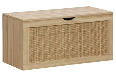 BAUL DECOR 80 x 40 CM PINO Y RATTAN BAUL DECOR 80 x 40 CM PINO Y RATTAN