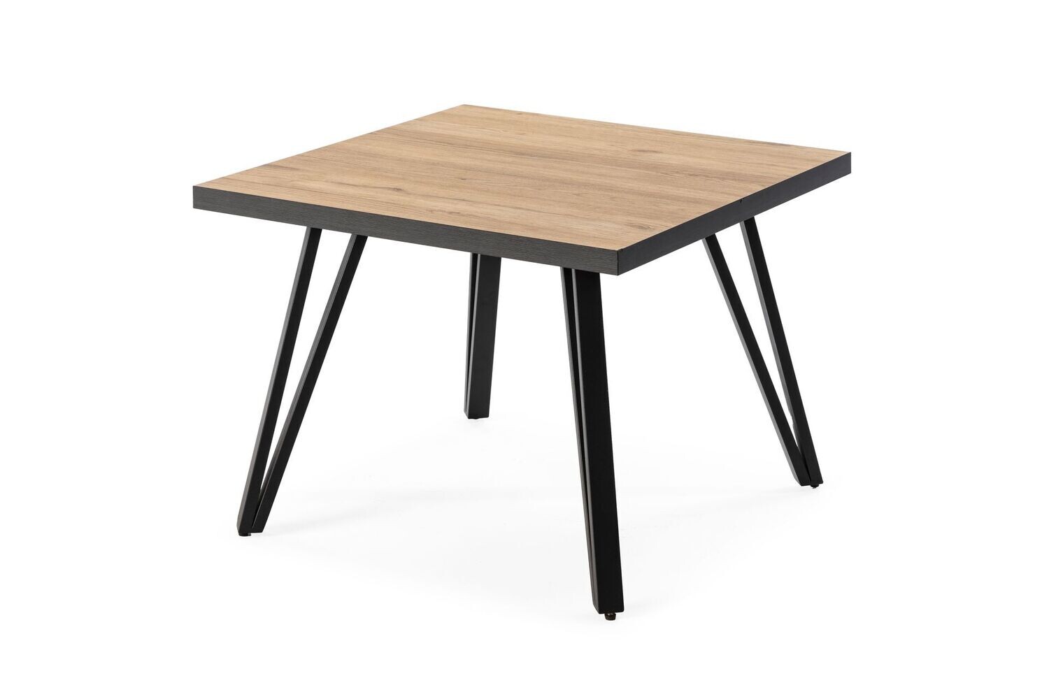 MESA CENTRO SINDI 60 x 60 NATURAL/BOCAMINA ESTILO INDUSTRIAL