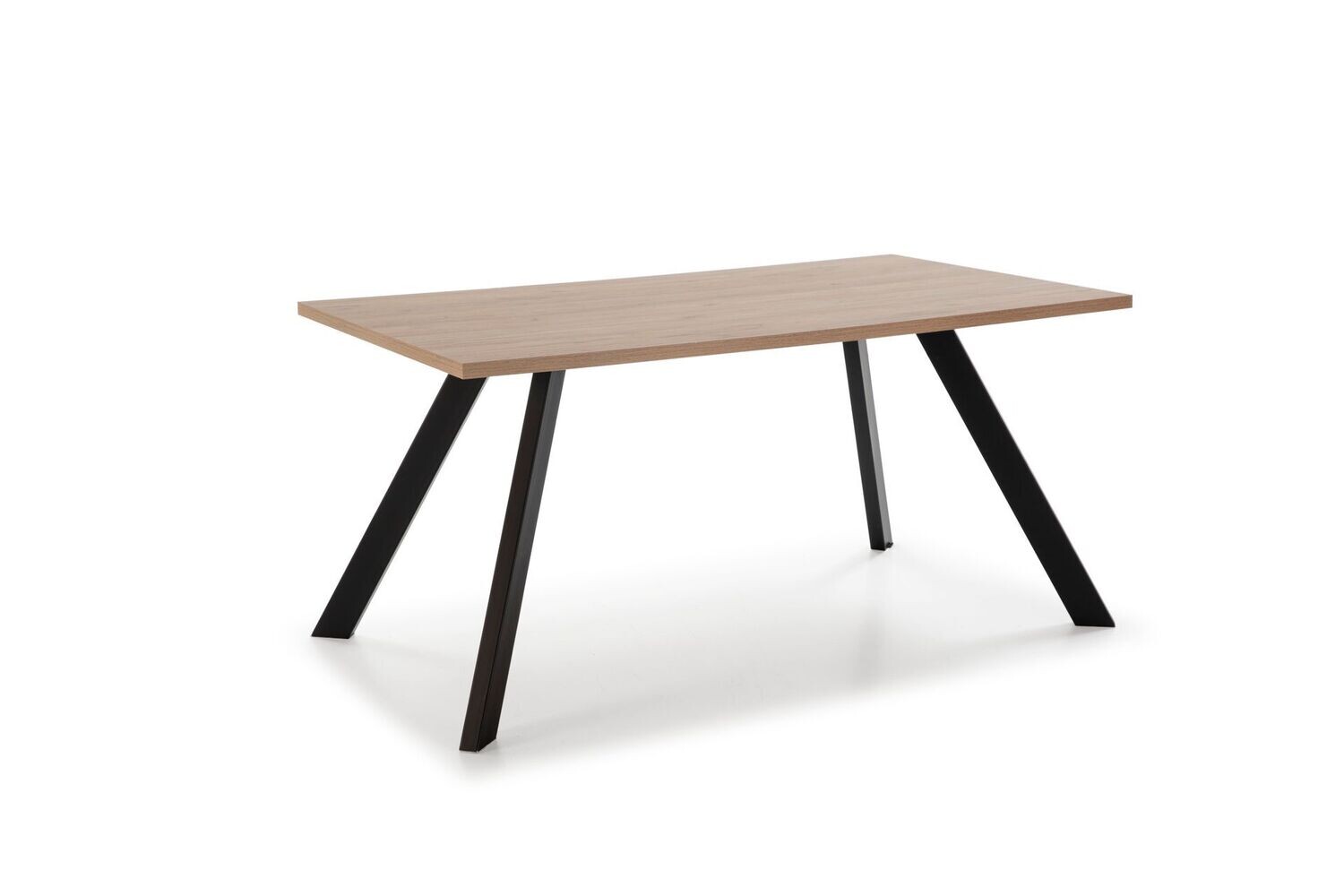MESA COMEDOR RECTANGULAR TEXAS 160 CM NATURAL ESTILO INDUSTRIAL