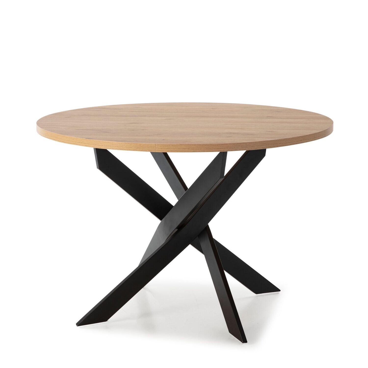 MESA COMEDOR REDONDA THER 120 CM SAHARA/NEGRO ESTILO INDUSTRIAL MESA COMEDOR REDONDA THER 120 CM SAHARA/NEGRO ESTILO INDUSTRIAL