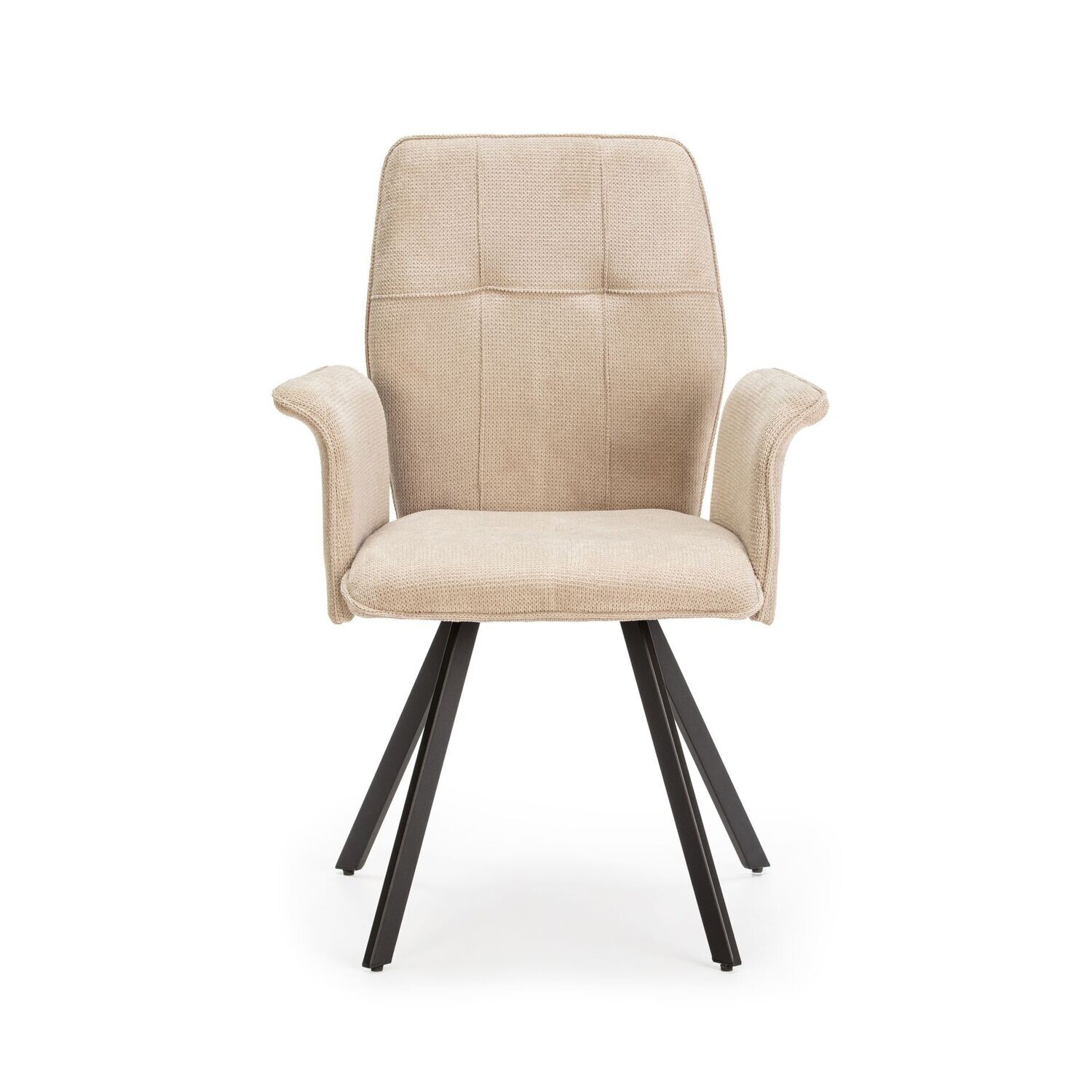 SILLON DE COMEDOR MERY TAPIZADO PATAS METALICAS ESTILO INDUSTRIAL SILLON DE COMEDOR MERY TAPIZADO PATAS METALICAS ESTILO INDUSTRIAL