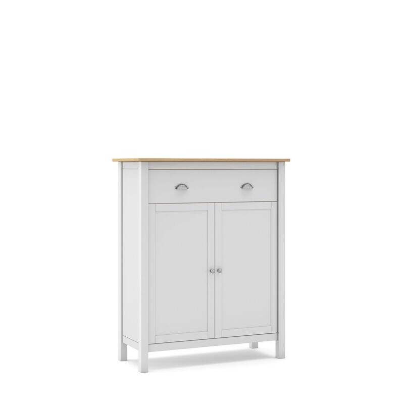 MUEBLE AUXILIAR MISTI 2 PUERTAS 1 CAJON BLANCO/ROBLE ESTILO NORDICO MUEBLE AUXILIAR MISTI 2 PUERTAS 1 CAJON BLANCO/ROBLE ESTILO NORDICO