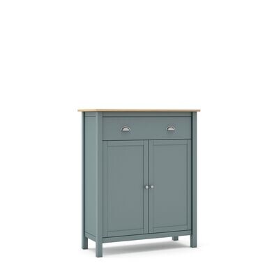 MUEBLE AUXILIAR MISTI 2 PUERTAS 1 CAJON VERDE KAKI/ROBLE ESTILO NORDICO MUEBLE AUXILIAR MISTI 2 PUERTAS 1 CAJON VERDE KAKI/ROBLE ESTILO NORDICO