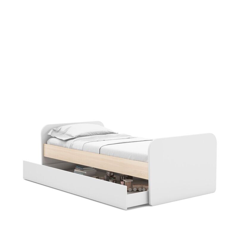 CAMA NIDO ESTEBAN 90X190/90 X 180 VERDE BLANCO/CERA SOMIER INCLUIDO CAMA NIDO ESTEBAN 90X190/90 X 180 VERDE BLANCO/CERA SOMIER INCLUIDO