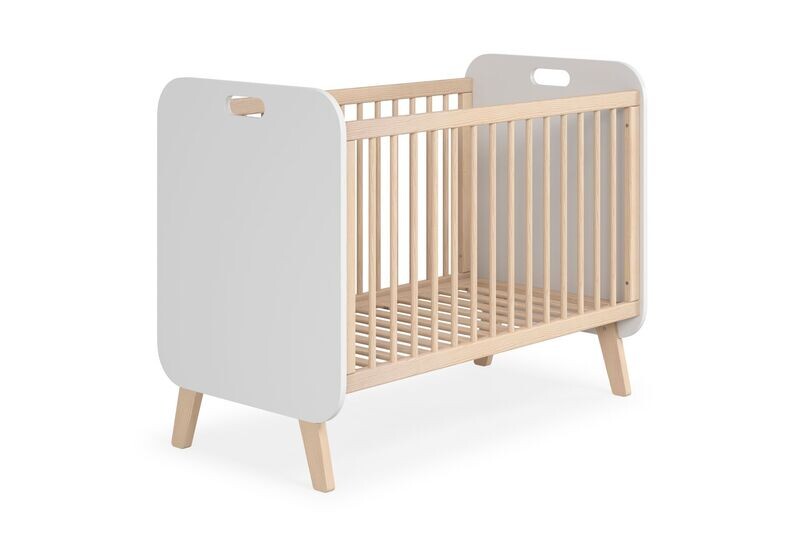 CUNA PARIS 60 X 120 BLANCO/CERA ESTILO NORDICO CUNA PARIS 60 X 120 BLANCO/CERA ESTILO NORDICO