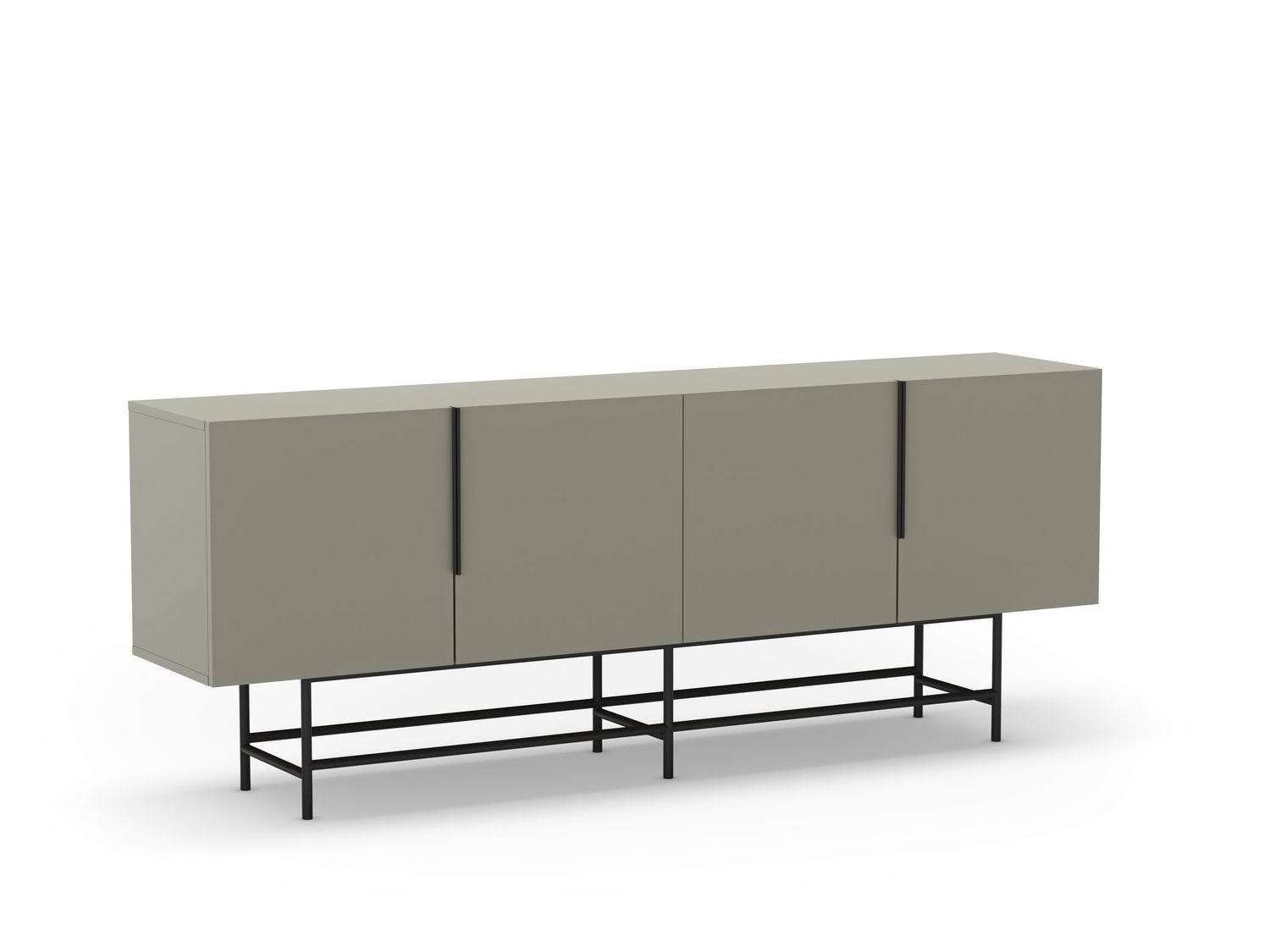 APARADOR ELDIA 4 PUERTAS 200 CM VERDE PATA METAL ESTILO INDUSTRIAL APARADOR ELDIA 4 PUERTAS 200 CM VERDE PATA METAL ESTILO INDUSTRIAL