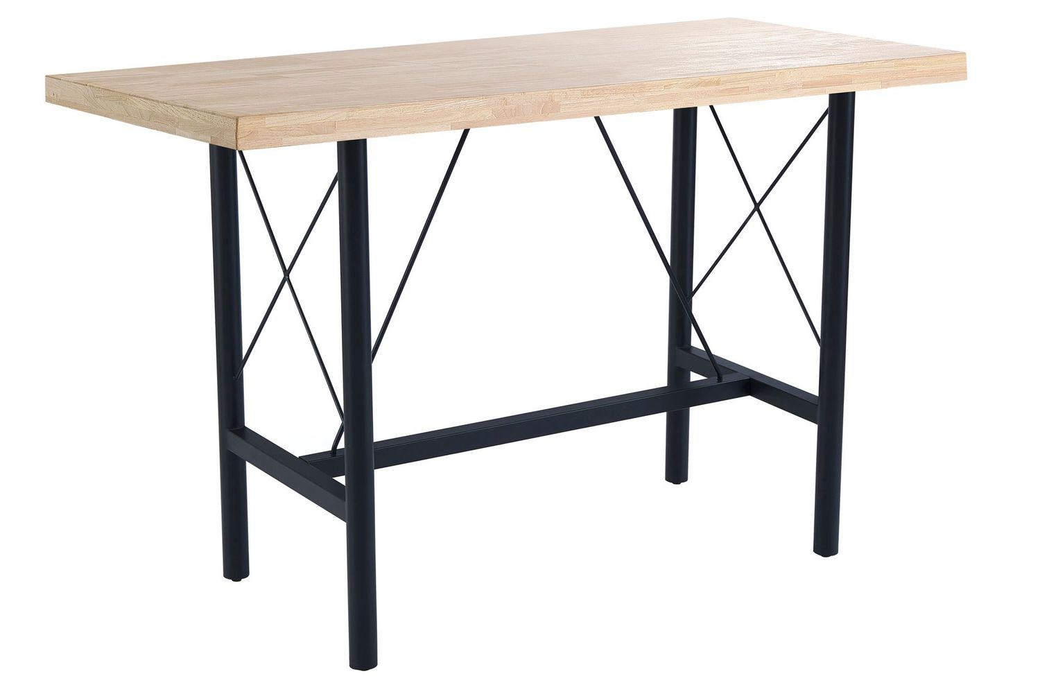 MESA ALTA TAMS 160 X 70 CM NORDISH / NEGRO ESTILO INDUSTRIAL MESA ALTA TAMS 160 X 70 CM NORDISH / NEGRO ESTILO INDUSTRIAL