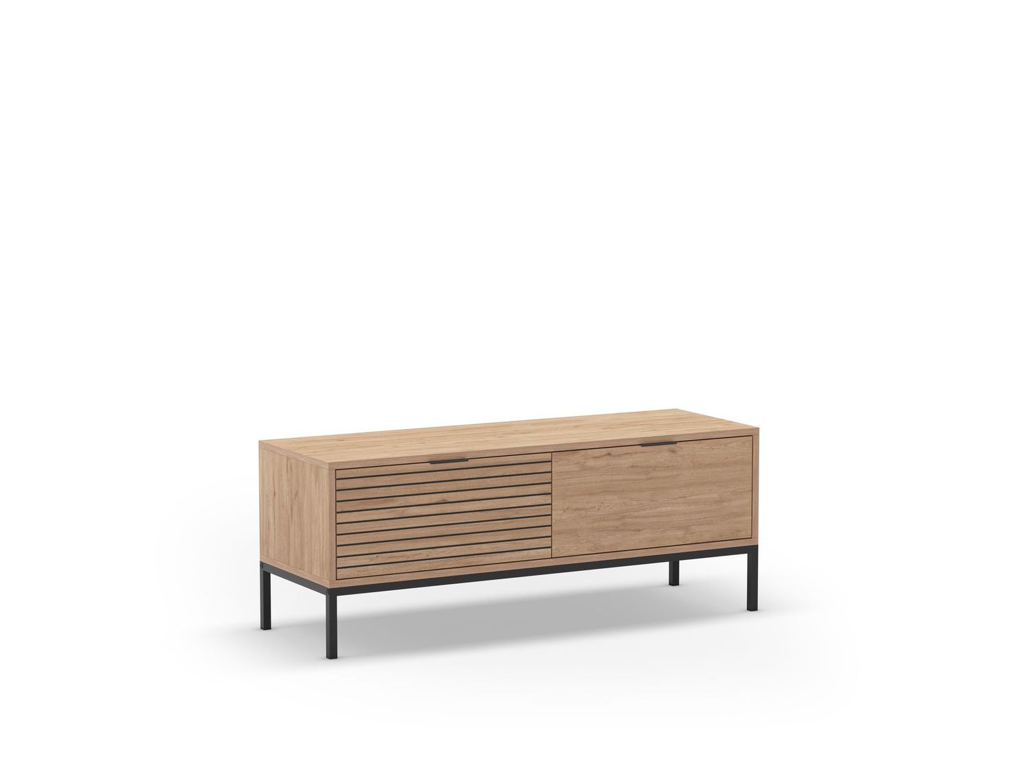 Mueble tv Ariel 2 cajones sepet pata metal