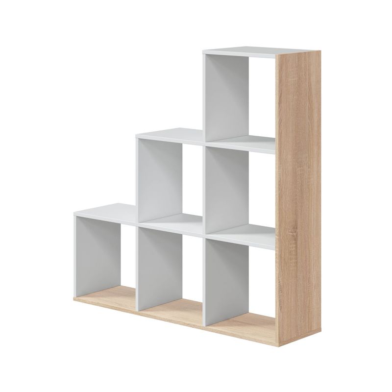 ESTANTERIA MULTIPOSICION MULK PLUS BLANCO ARTIK/ROBLE CANADIAN ESTANTERIA MULTIPOSICION MULK PLUS BLANCO ARTIK/ROBLE CANADIAN