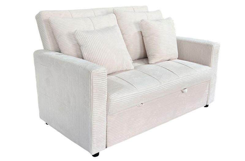 SOFA CAMA DIVAN 140 CM CORDUROY CAMA DE 120 x 197