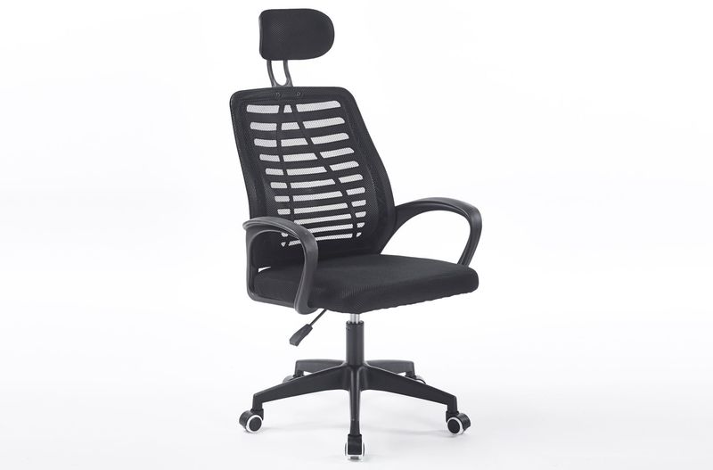 SILLON OFICINA GIRATORIO CON REPOSACABEZAS KNECK RED TRANSPIRABLE