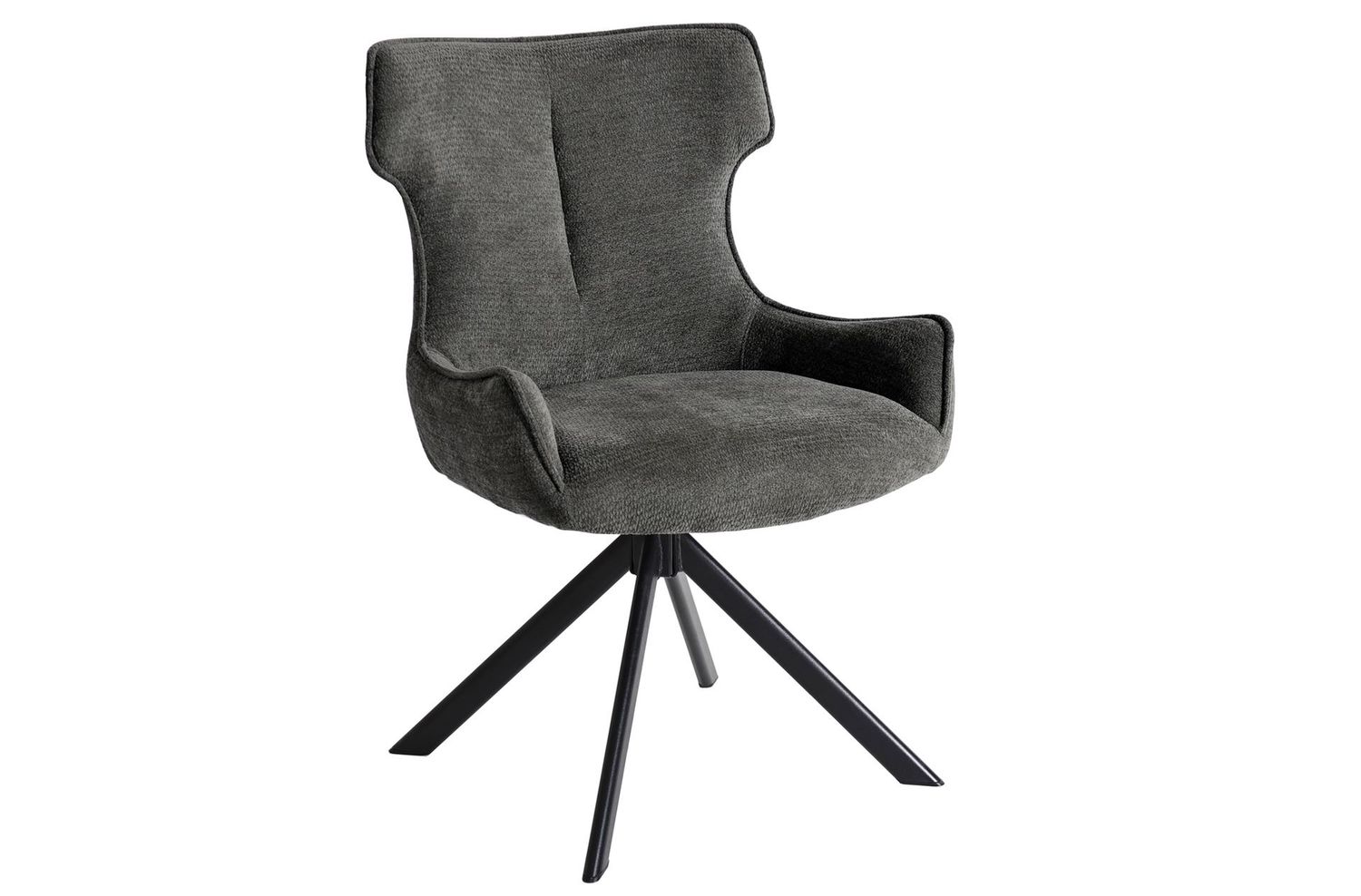 SILLA COMEDOR ROBERT TAPIZADA PATAS METALICAS ESTILO MODERNO