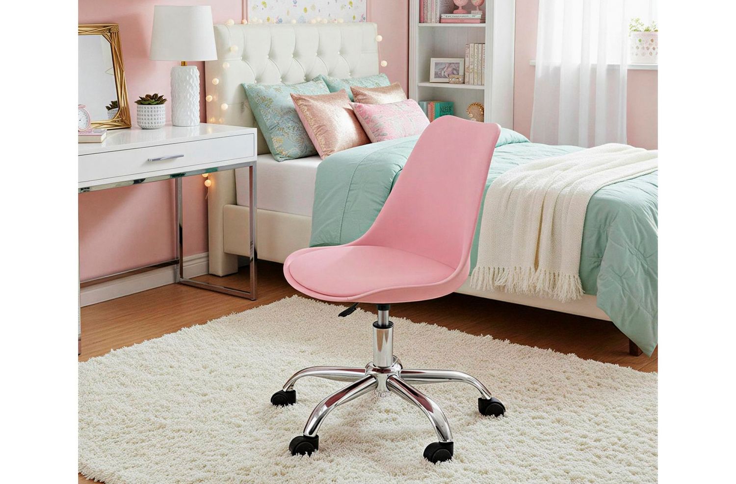 SILLA DE ESTUDIO GIRATORIA ENJOY ROSA SILLA DE ESTUDIO GIRATORIA ENJOY ROSA