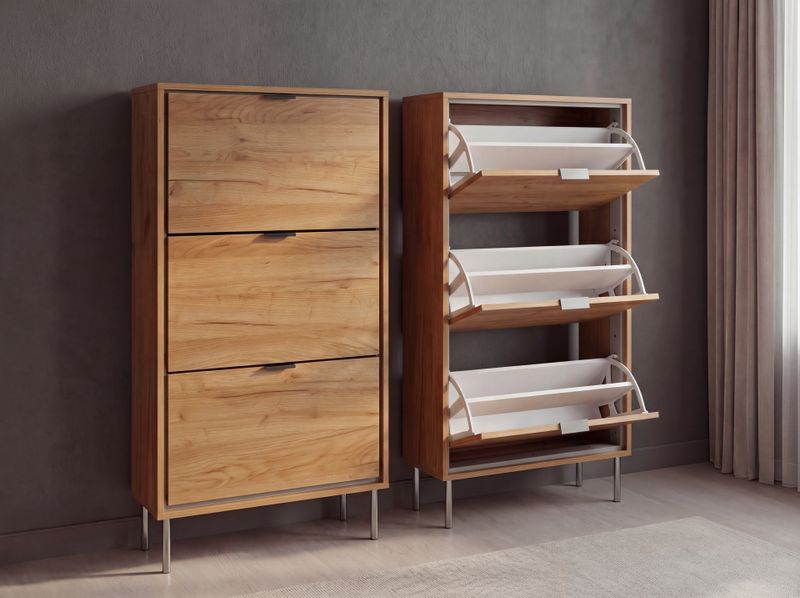 ZAPATERO SFORZA ROBLE ASERRADO 3 PUERTAS ZAPATERO SFORZA ROBLE ASERRADO 3 PUERTAS
