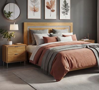 CABECERO PARA CAMA SFORZA 168 CM ROBLE NATURAL