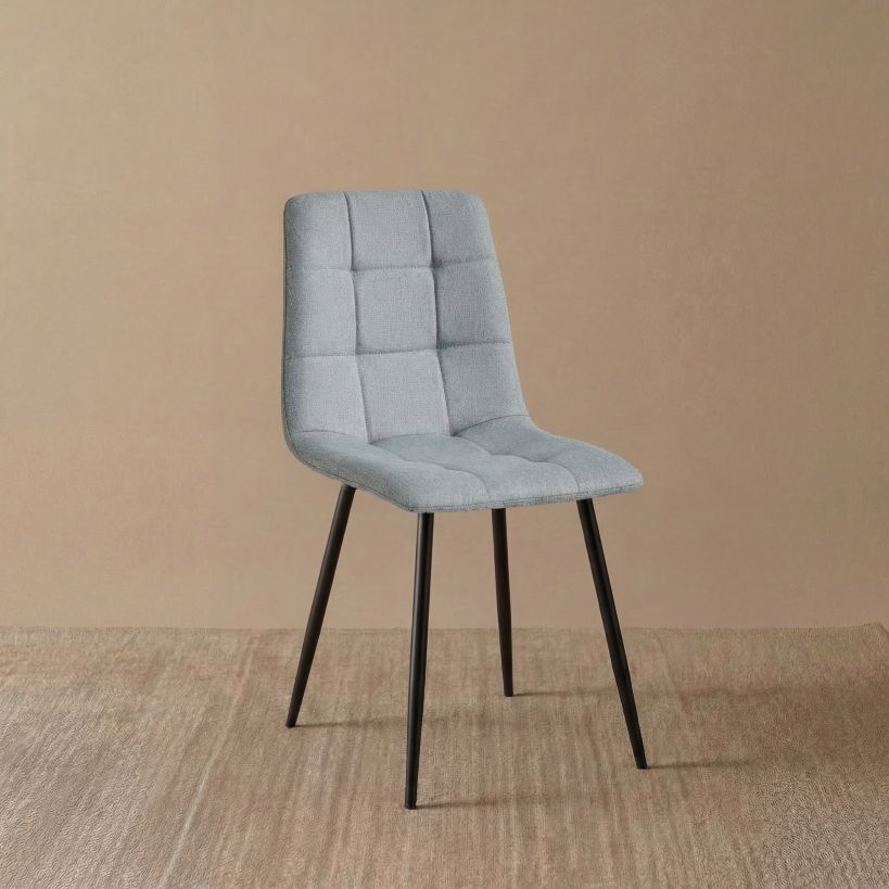 SILLA DE COMEDOR PORTLAND TEJIDO PATA NEGRA ESTILO INDUSTRIAL SILLA DE COMEDOR PORTLAND TEJIDO PATA NEGRA ESTILO INDUSTRIAL