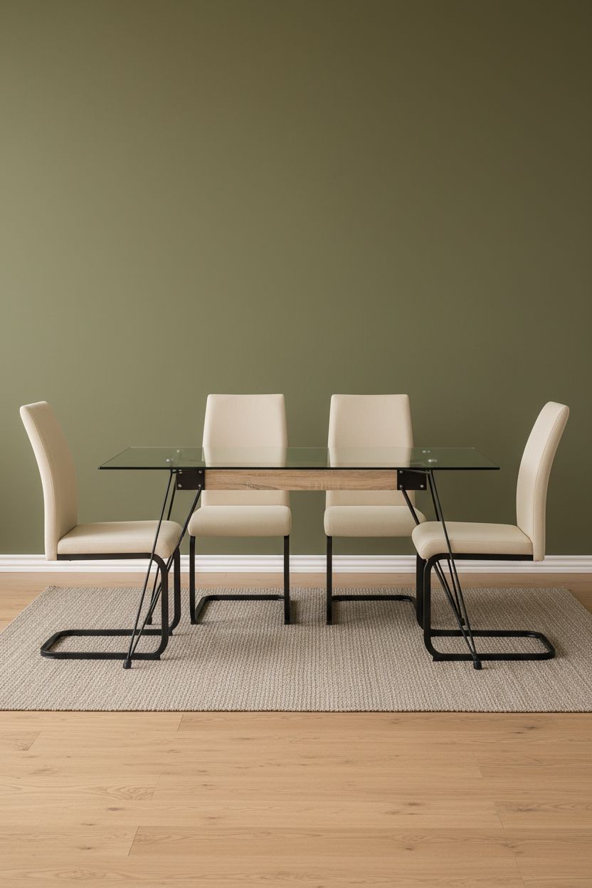 MESA DE COMEDOR FIJA SPIDER 140 x 90 CRISTAL Y METAL ESTILO INDUSTRIAL MESA DE COMEDOR FIJA SPIDER 140 x 90 CRISTAL Y METAL ESTILO INDUSTRIAL