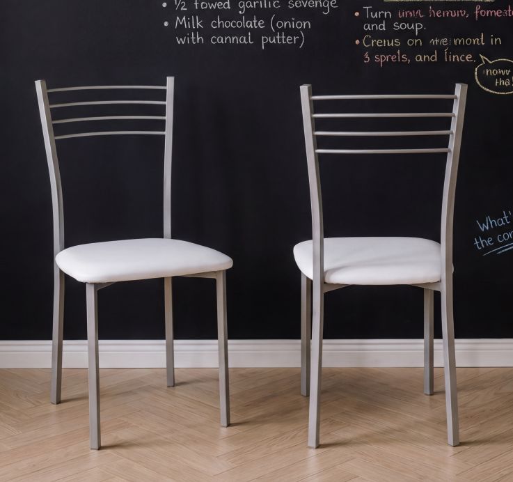 SILLA DE COMEDOR GIDA ESTRUCTURA METALICA ASIENTO TAPIZADO SIMILPIEL SILLA DE COMEDOR GIDA ESTRUCTURA METALICA ASIENTO TAPIZADO SIMILPIEL