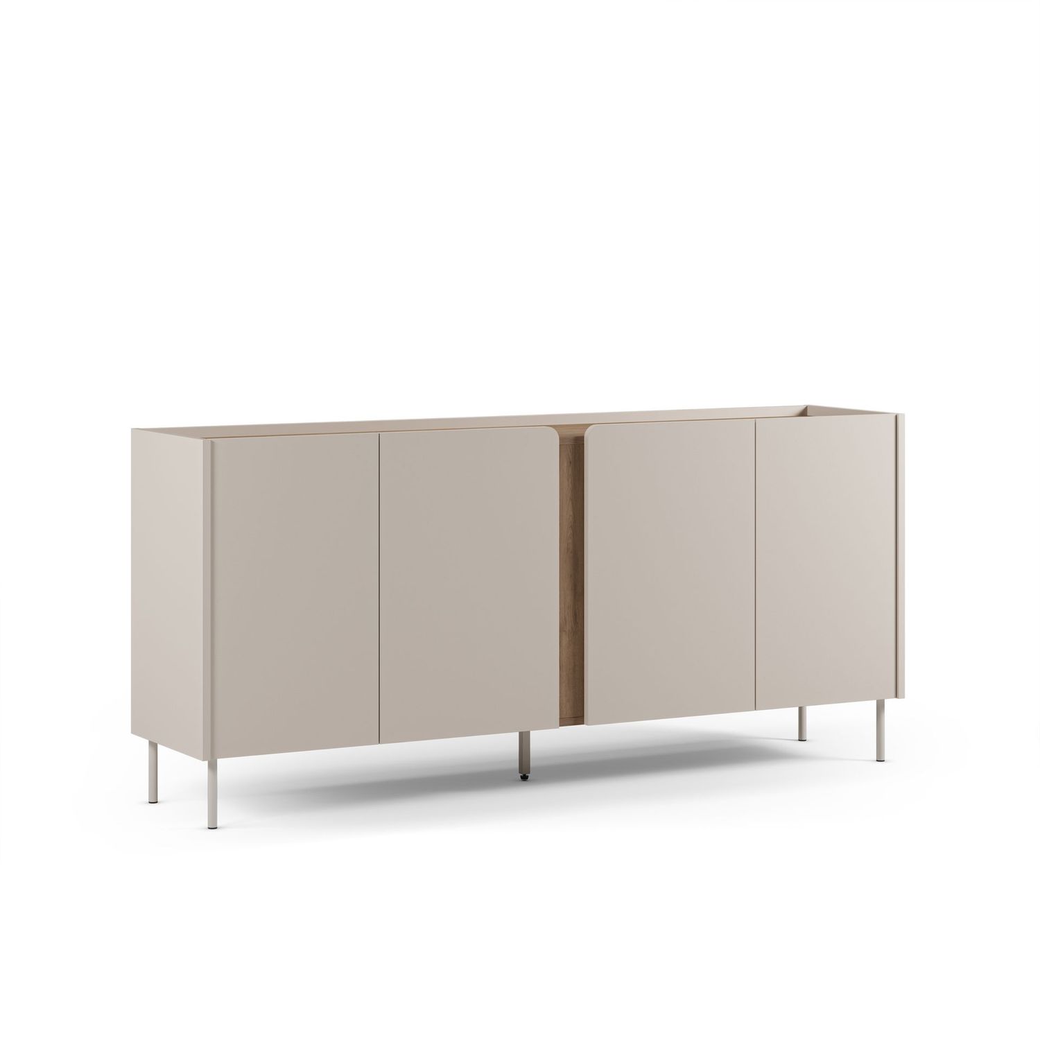 APARADOR LUCILE 4 PUERTAS 180 CM CREMA/SEPET ESTILO MODERNO APARADOR LUCILE 4 PUERTAS 180 CM CREMA/SEPET ESTILO MODERNO