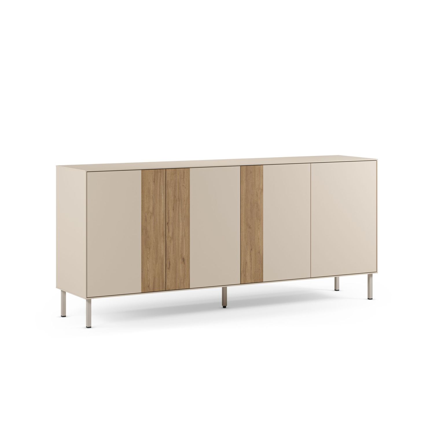 APARADOR MARINA 4 PUERTAS 180 CM CREMA/SEPET PIE CREMA APARADOR MARINA 4 PUERTAS 180 CM CREMA/SEPET PIE CREMA